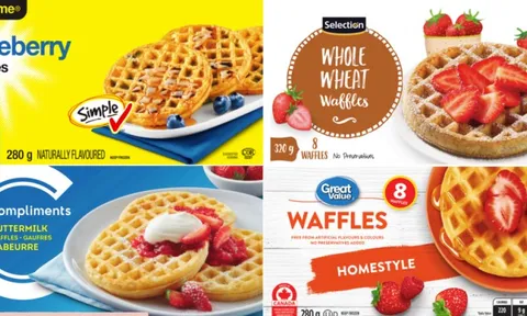 Thu hồi bánh waffle đông lạnh do có nguy cơ nhiễm khuẩn listeria