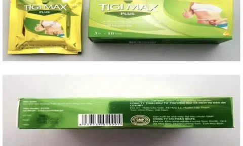 Chứa chất cấm, Tigi Max Plus bị Bộ Y tế 'tuýt còi'