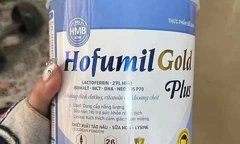 Sữa Hofumil Gold Plus bán tại Bệnh viện 108 nằm trong diện điều tra vụ sữa giả