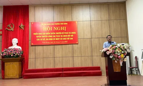 Hà Nội: Phường Vĩnh Hưng biến mỗi ngôi nhà thành ‘pháo đài’ chống cháy