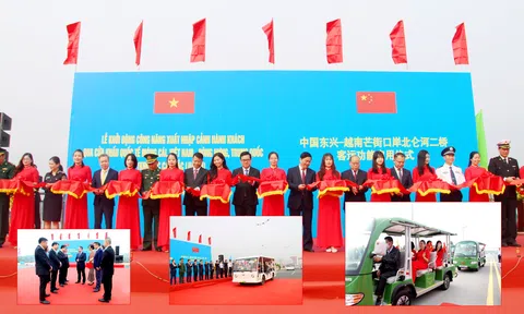 Quảng Ninh: Lễ khởi động công năng xuất, nhập cảnh hành khách qua Cửa khẩu Quốc tế Móng Cái (Khu vực cầu Bắc Luân II)
