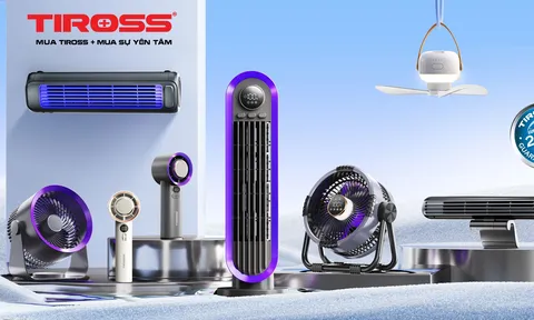 Bộ đôi quạt cầm tay Tiross TS2281 và TS3422: Thiết kế hiện đại, công nghệ nổi bật, tối ưu trải nghiệm người dùng