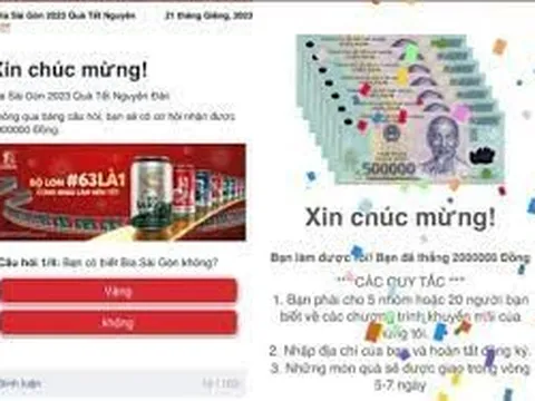 Cảnh báo lừa đảo, giả mạo thương hiệu Bia Sài Gòn