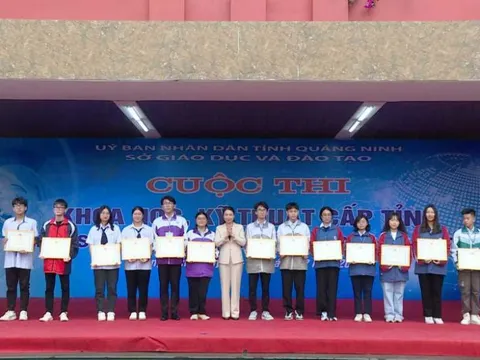 Quảng Ninh: Cuộc thi khoa học, kỹ thuật cấp quốc gia học sinh trung học năm học 2022-2023