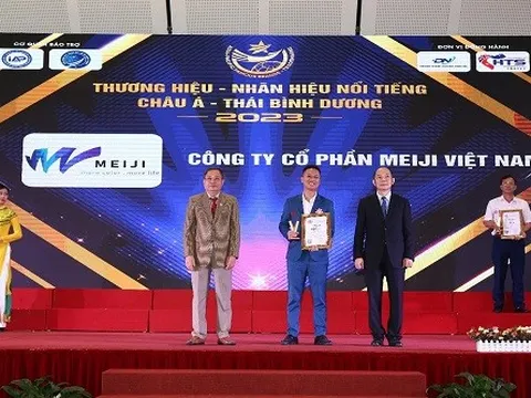 MEIJI Việt Nam đạt danh hiệu Top 10 thương hiệu, nhãn hiệu nổi tiếng Châu Á - Thái Bình Dương 2023