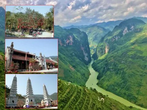 Du Xuân, vãn cảnh chùa Thiên Ân vùng cao Cực Bắc