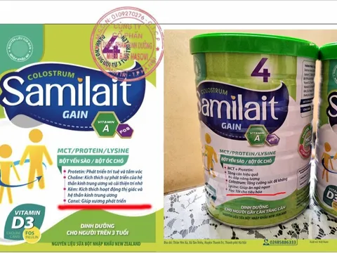 Sữa Samilait Gain 4 bị “tố” lừa dối khách hàng: Công ty Cổ phần dinh dưỡng miền Bắc HASOVI vì sao im lặng?